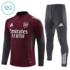 Arsenal Trenings Collegegenser Kvart-Zip 2025-26 Rød - Barn